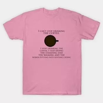 Футболка женская Coffee The Great Enabler Harajuku Print Kawaii футболка летняя женская футболка с коротким рукавом топ футболка S розовый