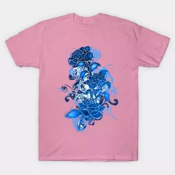 Футболка женская Cold_Roses Harajuku Print Kawaii футболка летняя женская футболка с коротким рукавом топ футболка S розовый
