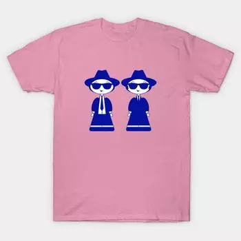 Футболка женская Comicones 482 синяя с принтом братьев блюза Harajuku Kawaii футболка летняя женская футболка с коротким рукавом топ S