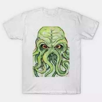 Футболка женская Cthulhu Harajuku Print Kawaii футболка летняя с коротким рукавом женская футболка топ футболка S