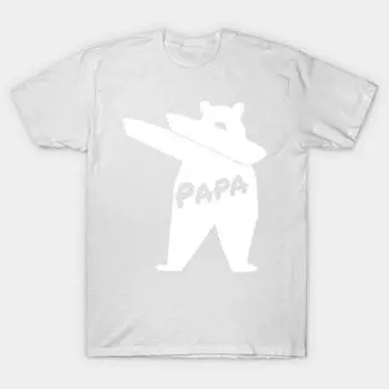 Футболка женская Dabbing Papa Bear Harajuku Print Kawaii футболка летняя женская футболка с коротким рукавом топ футболка S розовый