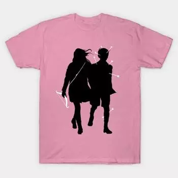 Футболка женская Dangerous Game Harajuku Print Kawaii футболка летняя с коротким рукавом женская футболка топ футболка S