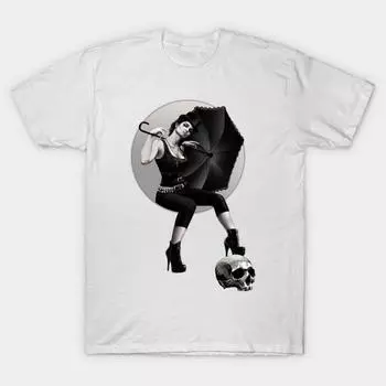 Футболка женская Death Harajuku Print Kawaii футболка летняя с коротким рукавом женская футболка топ футболка S белый