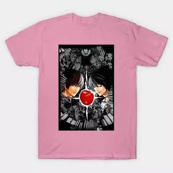 Футболка женская Death Note Harajuku Print Kawaii футболка летняя с коротким рукавом женская футболка топ футболка S розовый