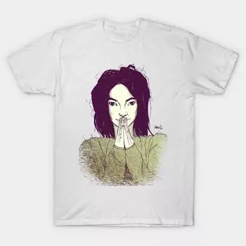 Футболка женская дебютная футболка Harajuku с принтом Kawaii, летняя футболка с коротким рукавом для женщин, топ S белый