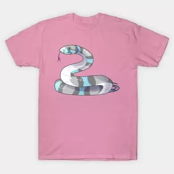 Футболка женская Demiboy Snake Harajuku Print Kawaii футболка летняя женская футболка с коротким рукавом топ футболка S