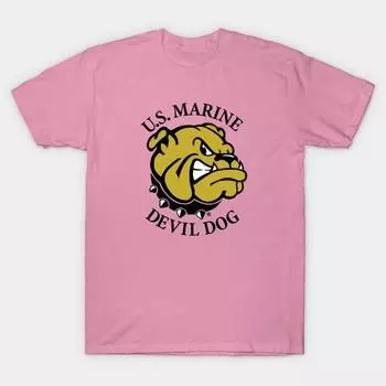 Футболка женская Devil Dog Harajuku Print Kawaii футболка летняя с коротким рукавом женская футболка топ футболка S розовый