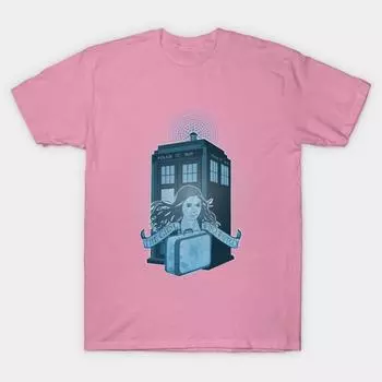 Футболка женская Девушка, которая ждала синяя версия Harajuku принт Kawaii футболка летняя с коротким рукавом женская футболка топ футболка S