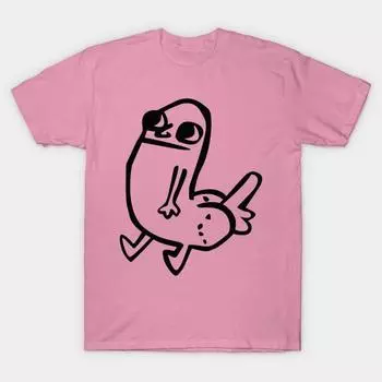 Футболка женская Dickbutt Harajuku Print Kawaii футболка летняя с коротким рукавом женская футболка топ футболка S