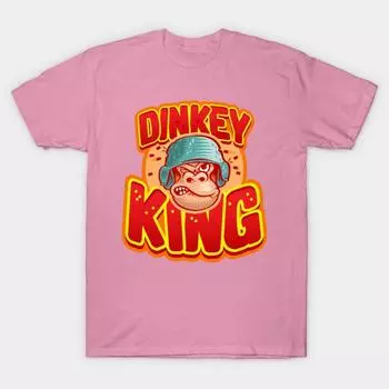 Футболка женская Dinkey King Harajuku Print Kawaii футболка летняя женская футболка с коротким рукавом топ футболка S розовый