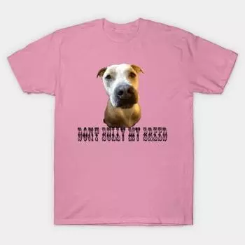 Футболка женская Dont Bully My Breed Harajuku Print Kawaii футболка летняя женская футболка с коротким рукавом топ футболка S