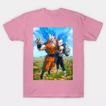 Футболка женская Dragon Ball Gods Harajuku Print Kawaii футболка летняя женская футболка с коротким рукавом топ футболка S розовый