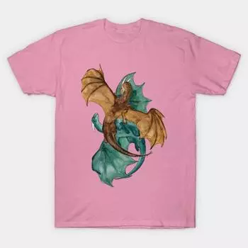 Футболка женская Dragon Flight Harajuku Print Kawaii футболка летняя с коротким рукавом женская футболка топ футболка S розовый