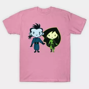 Футболка женская Drakken And Shego Lil Cuties Harajuku Print Kawaii футболка летняя женская футболка с коротким рукавом топ футболка S розовый