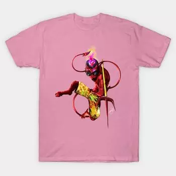 Футболка женская El Diablito Harajuku Print Kawaii футболка летняя женская футболка с коротким рукавом топ футболка S розовый