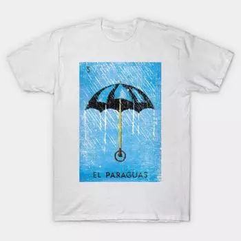 Футболка женская El Paraguas Loteria Mexican Bingo Card Harajuku Print Kawaii футболка летняя женская футболка с коротким рукавом топ S розовый