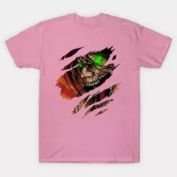 Футболка женская Eren Titan Attack On Titan Harajuku Print Kawaii футболка летняя женская футболка с коротким рукавом топ футболка S розовый