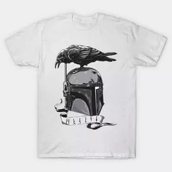 Футболка женская Fett The Hunter Harajuku Print Kawaii футболка летняя женская футболка с коротким рукавом топ футболка S