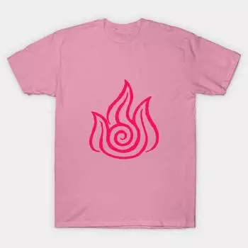 Футболка женская Fire Nation Harajuku Print Kawaii футболка летняя женская футболка с коротким рукавом топ футболка S