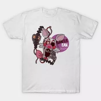 Футболка женская Five Nights At Freddys Mangle Fan футболка Harajuku Print Kawaii футболка летняя женская футболка с коротким рукавом топ футболка S