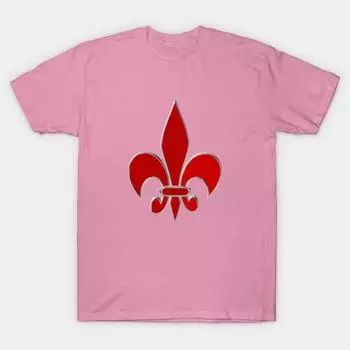 Футболка женская Fleur De Lis Harajuku Print Kawaii футболка летняя с коротким рукавом женская футболка топ футболка S розовый