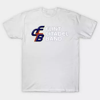 Футболка женская Flint Citadel Band Harajuku Print Kawaii футболка летняя женская футболка с коротким рукавом топ футболка S белый