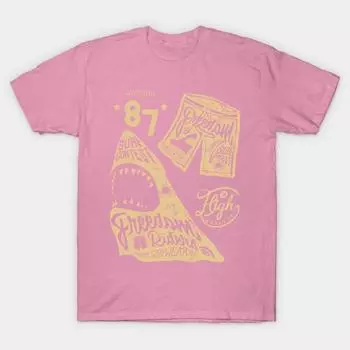 Футболка женская Freedom Riders Harajuku Print Kawaii футболка летняя женская футболка с коротким рукавом топ футболка S