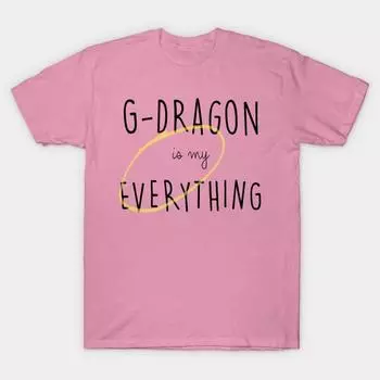 Футболка женская G Dragon Is My Everything Harajuku Print Kawaii футболка летняя женская футболка с коротким рукавом топ футболка S розовый