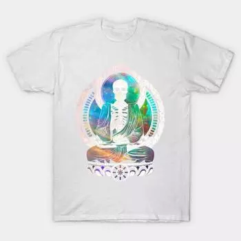 Футболка женская Galactic Starving Buddha 2 Harajuku Print Kawaii футболка летняя женская футболка с коротким рукавом топ футболка S