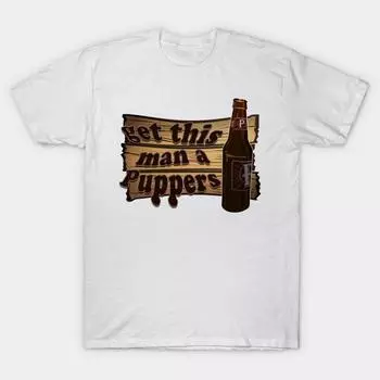 Футболка женская Get This Man A Puppers Harajuku Print Kawaii футболка летняя женская футболка с коротким рукавом топ футболка S розовый