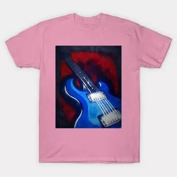 Футболка женская гитара Harajuku принт Kawaii футболка летняя с коротким рукавом женская футболка топ футболка S