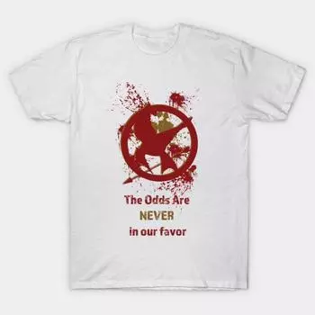 Футболка женская Голодные игры Odds Harajuku Print Kawaii футболка летняя женская футболка с коротким рукавом топ футболка S розовый