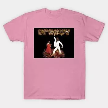 Футболка женская Groovy Harajuku Print Kawaii футболка летняя женская футболка с коротким рукавом топ футболка S розовый