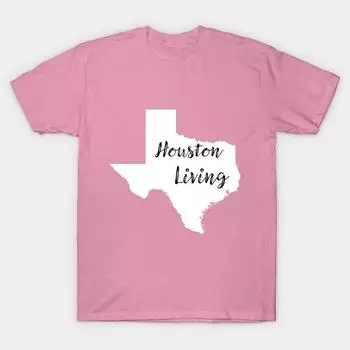 Футболка женская Хьюстонская жизнь Harajuku принт Kawaii футболка летняя короткий рукав женская футболка топ футболка S розовый