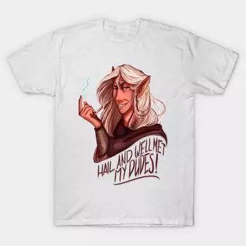 Футболка женская Hail And Well Met My Dudes Harajuku Print Kawaii футболка летняя с коротким рукавом женская футболка топ футболка S розовый