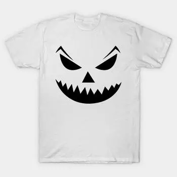 Футболка женская Хэллоуин страшная тыква лицо Harajuku принт Kawaii футболка летняя короткий рукав женская футболка топ футболка S розовый