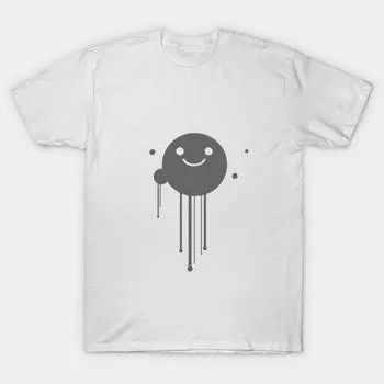 Футболка женская Happy Drip Harajuku Print Kawaii футболка летняя женская футболка с коротким рукавом топ футболка S