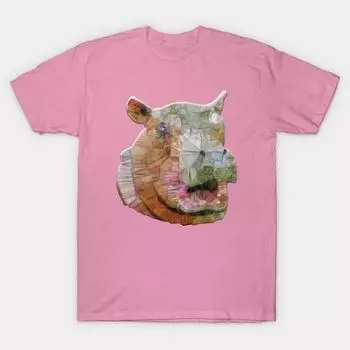 Футболка женская Happy Hippo Harajuku Print Kawaii футболка летняя с коротким рукавом женская футболка топ футболка S