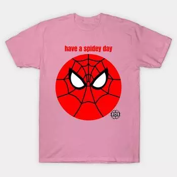Футболка женская Have A Spidey Day Harajuku Print Kawaii футболка летняя с коротким рукавом женская футболка топ футболка S