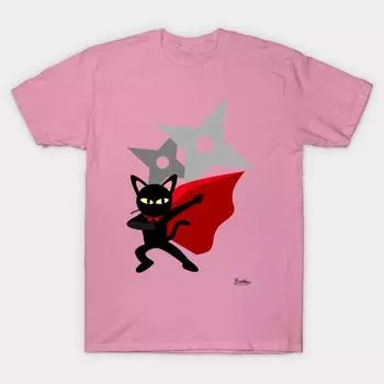 Футболка женская Hero Cat Harajuku Print Kawaii футболка летняя женская футболка с коротким рукавом топ футболка S