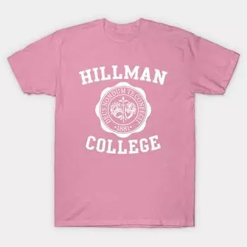 Футболка женская Hillman College Harajuku Print Kawaii футболка летняя женская футболка с коротким рукавом топ футболка S