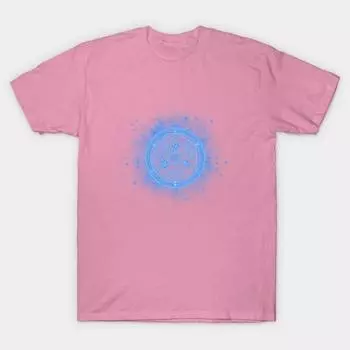 Футболка женская Human Transmutation Circle синяя Harajuku Print Kawaii футболка летняя с коротким рукавом женская футболка топ футболка S розовый