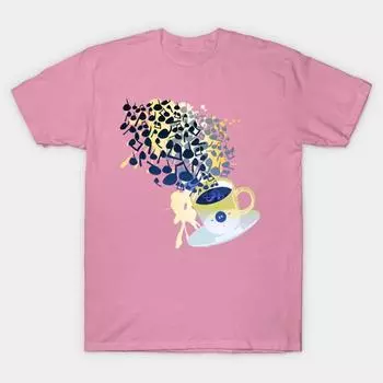 Футболка женская Humming_Tunes Harajuku Print Kawaii футболка летняя женская футболка с коротким рукавом топ футболка S