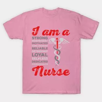 Футболка женская I Am A Nurse Harajuku Print Kawaii футболка летняя с коротким рукавом женская футболка топ футболка S розовый