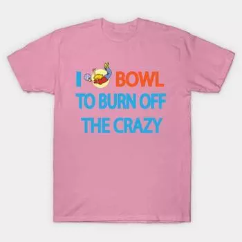 Футболка женская I Bowl To Burn Off Crazy Harajuku Print Kawaii футболка летняя женская футболка с коротким рукавом топ футболка S розовый