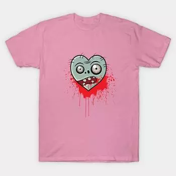 Футболка женская I Love Zombie Harajuku Print Kawaii футболка летняя женская футболка с коротким рукавом топ футболка S