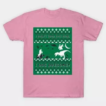 Футболка женская I Wasn t Good This Year Harajuku Print Kawaii футболка летняя женская футболка с коротким рукавом топ S