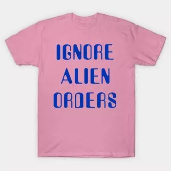 Футболка женская Ignore Alien Orders Harajuku Print Kawaii футболка летняя женская футболка с коротким рукавом топ футболка S