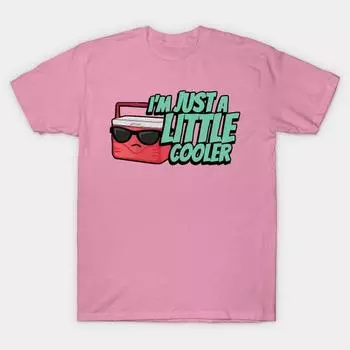 Футболка женская Im Just A Little Cooler Harajuku Print Kawaii футболка летняя женская футболка с коротким рукавом топ футболка S розовый