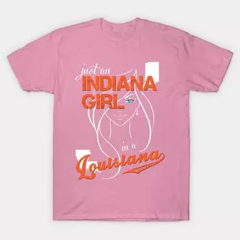 Футболка женская Indiana Louisiana Harajuku Print Kawaii футболка летняя с коротким рукавом женская футболка топ футболка S розовый